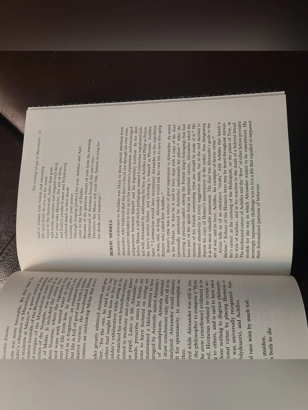 Alexander the Great Invisible Enemy John O'Brien SIGNED 1st Ed 1st Print HCDJ